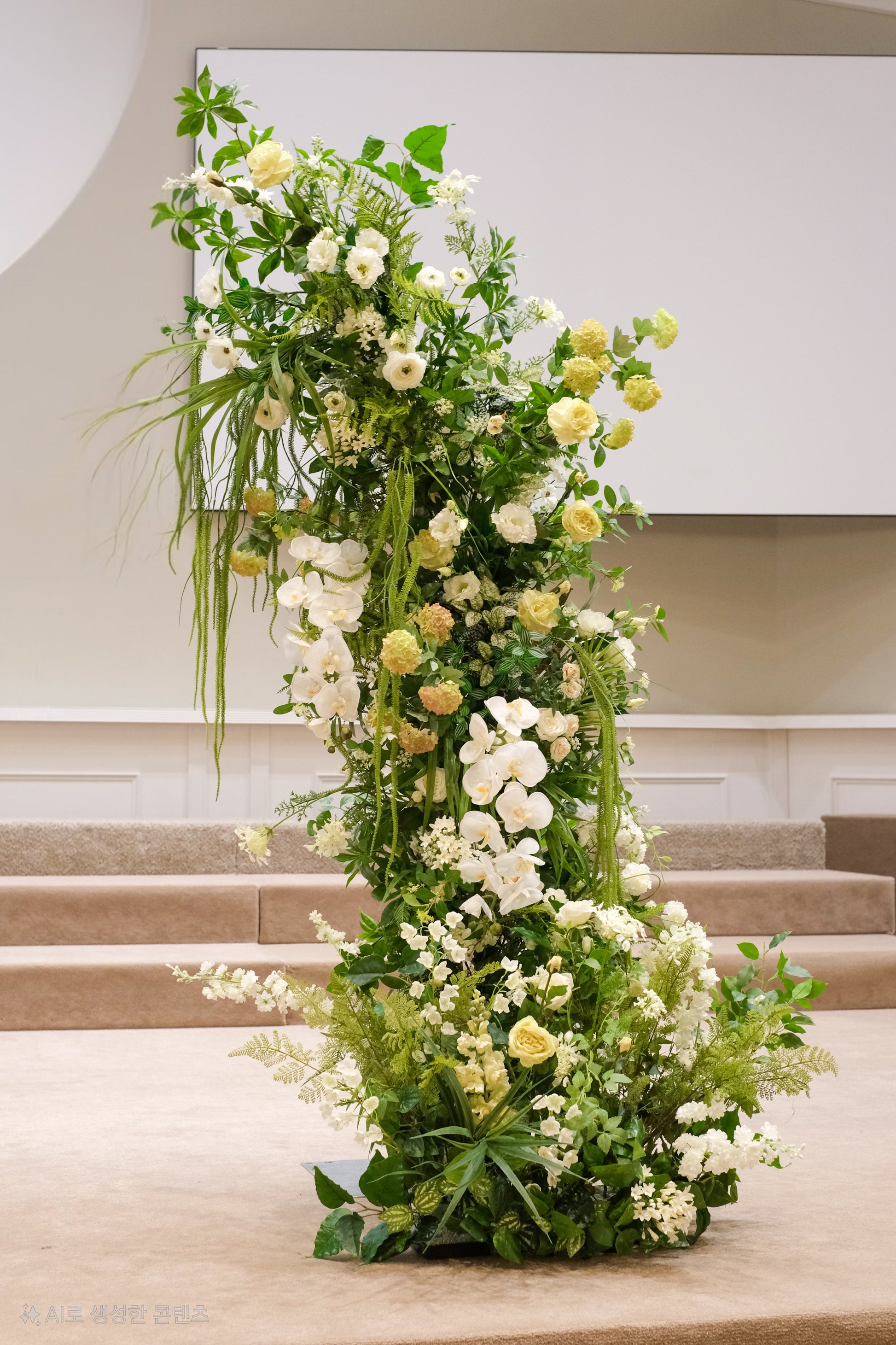 Green Forest Pillar Arch